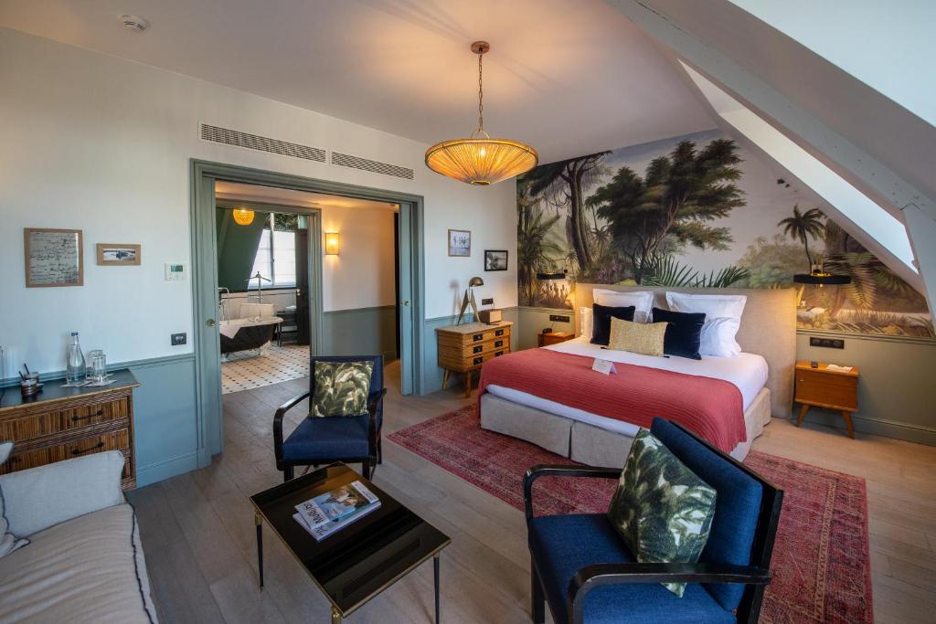 chambre vue mer cote emeraude le Nessay